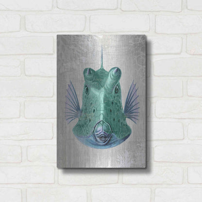 Luxe Metal Art 'Cowfish' by Fab Funky Metal Wall Art,12x16