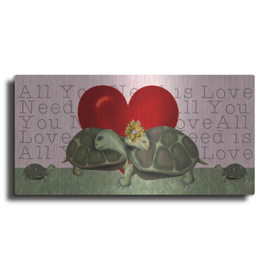 Luxe Metal Art 'Love is in the Air Collection H' by Fab Funky Metal Wall Art