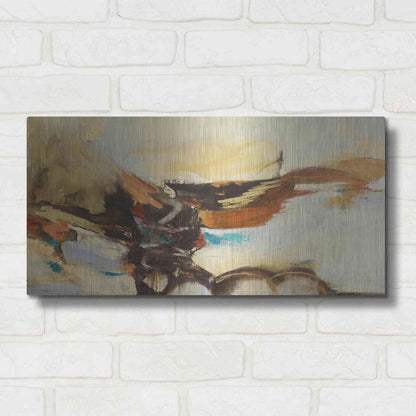 Luxe Metal Art 'Causal I' by Gabriela Villarreal Metal Wall Art,24x12