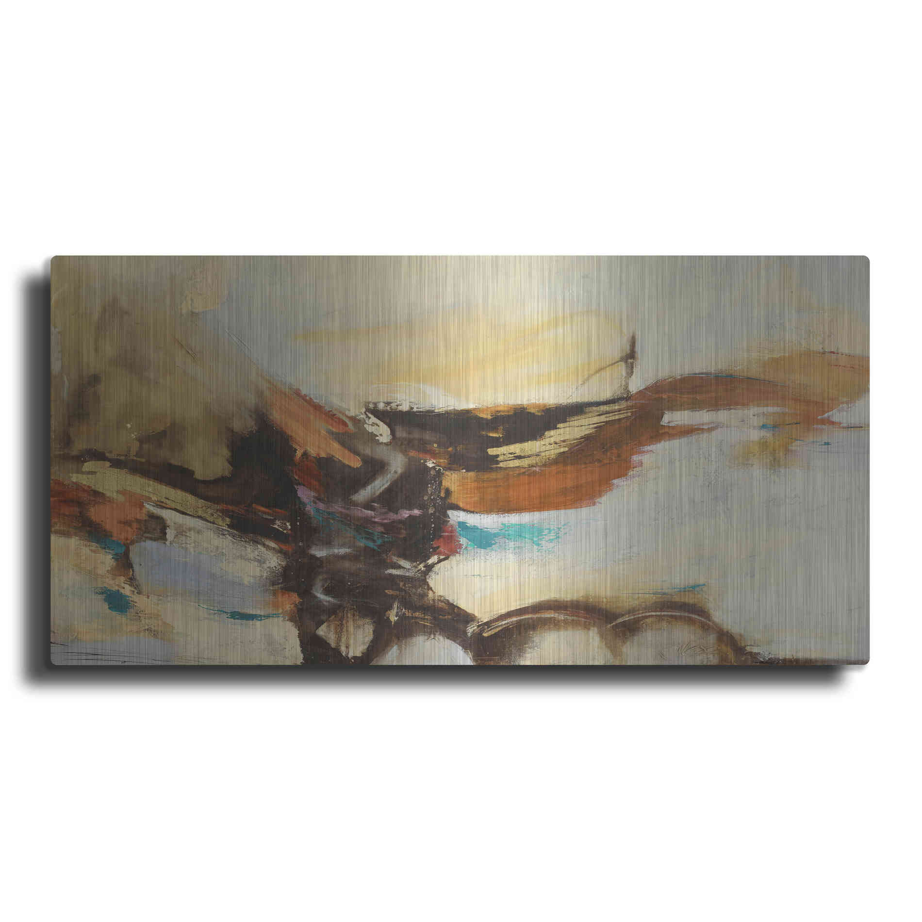 Luxe Metal Art 'Causal I' by Gabriela Villarreal Metal Wall Art