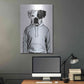 Luxe Metal Art 'Cool Dog' by Nicklas Gustafsson, Metal Wall Art,24x36