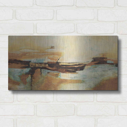 Luxe Metal Art 'Causal II' by Gabriela Villarreal Metal Wall Art,24x12