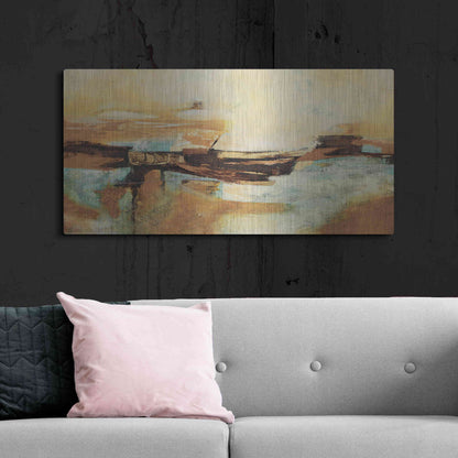 Luxe Metal Art 'Causal II' by Gabriela Villarreal Metal Wall Art,48x24