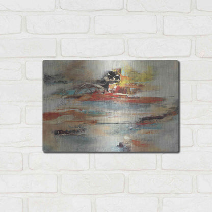 Luxe Metal Art 'Tesiturno I' by Gabriela Villarreal Metal Wall Art,16x12