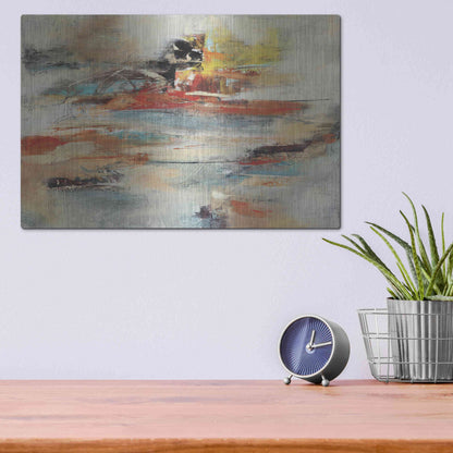 Luxe Metal Art 'Tesiturno I' by Gabriela Villarreal Metal Wall Art,16x12