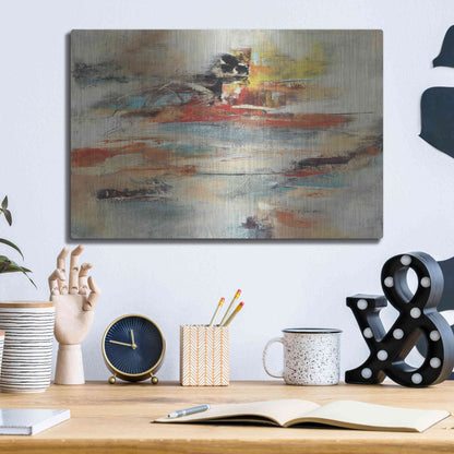 Luxe Metal Art 'Tesiturno I' by Gabriela Villarreal Metal Wall Art,16x12
