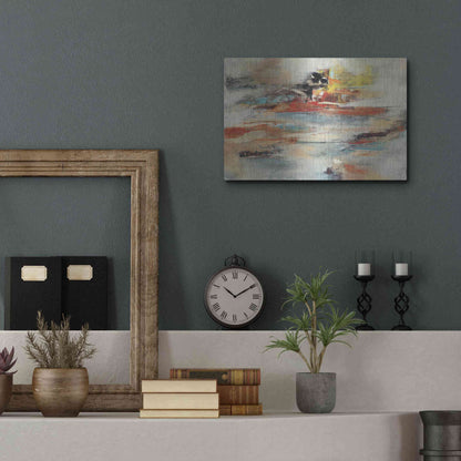 Luxe Metal Art 'Tesiturno I' by Gabriela Villarreal Metal Wall Art,16x12