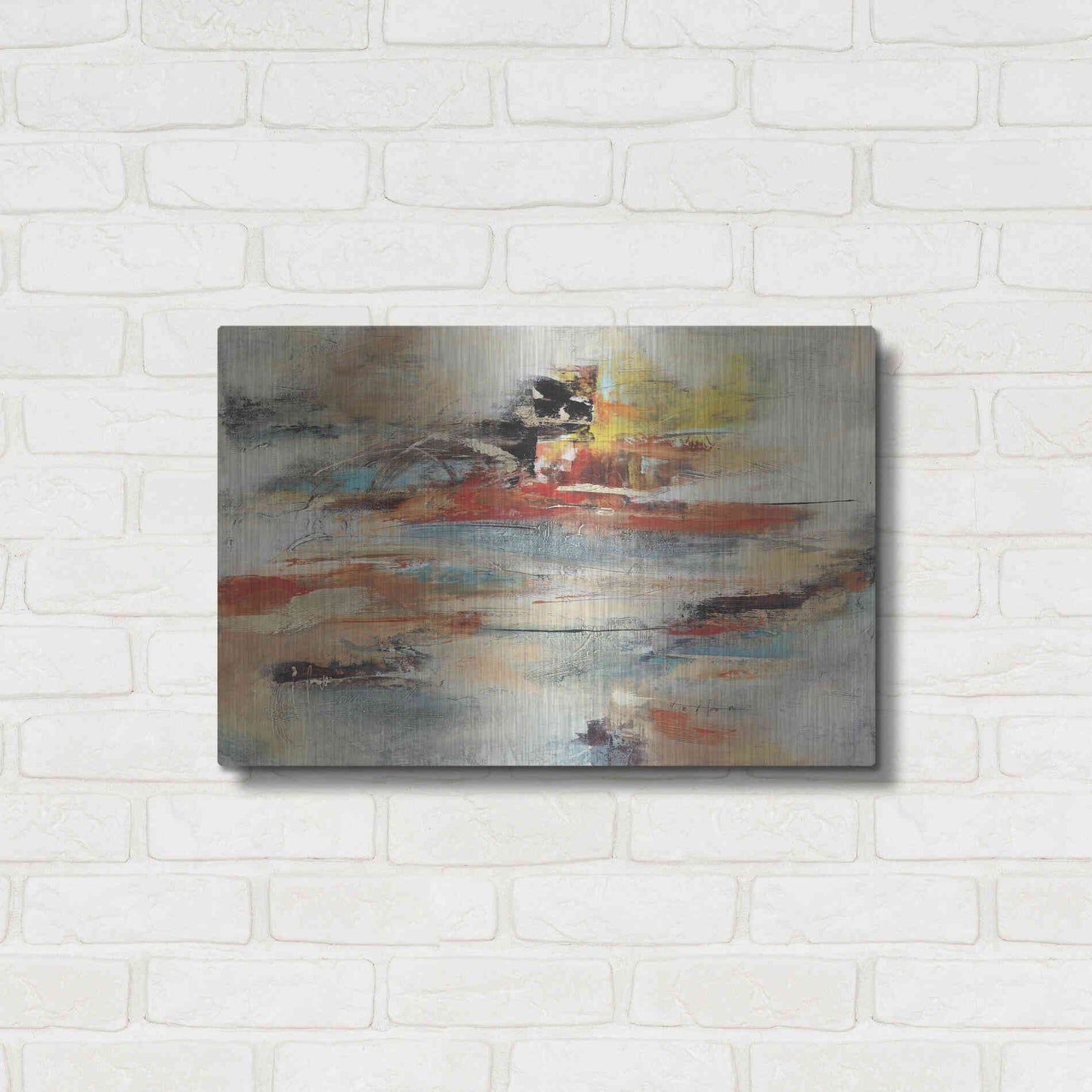 Luxe Metal Art 'Tesiturno I' by Gabriela Villarreal Metal Wall Art,24x16
