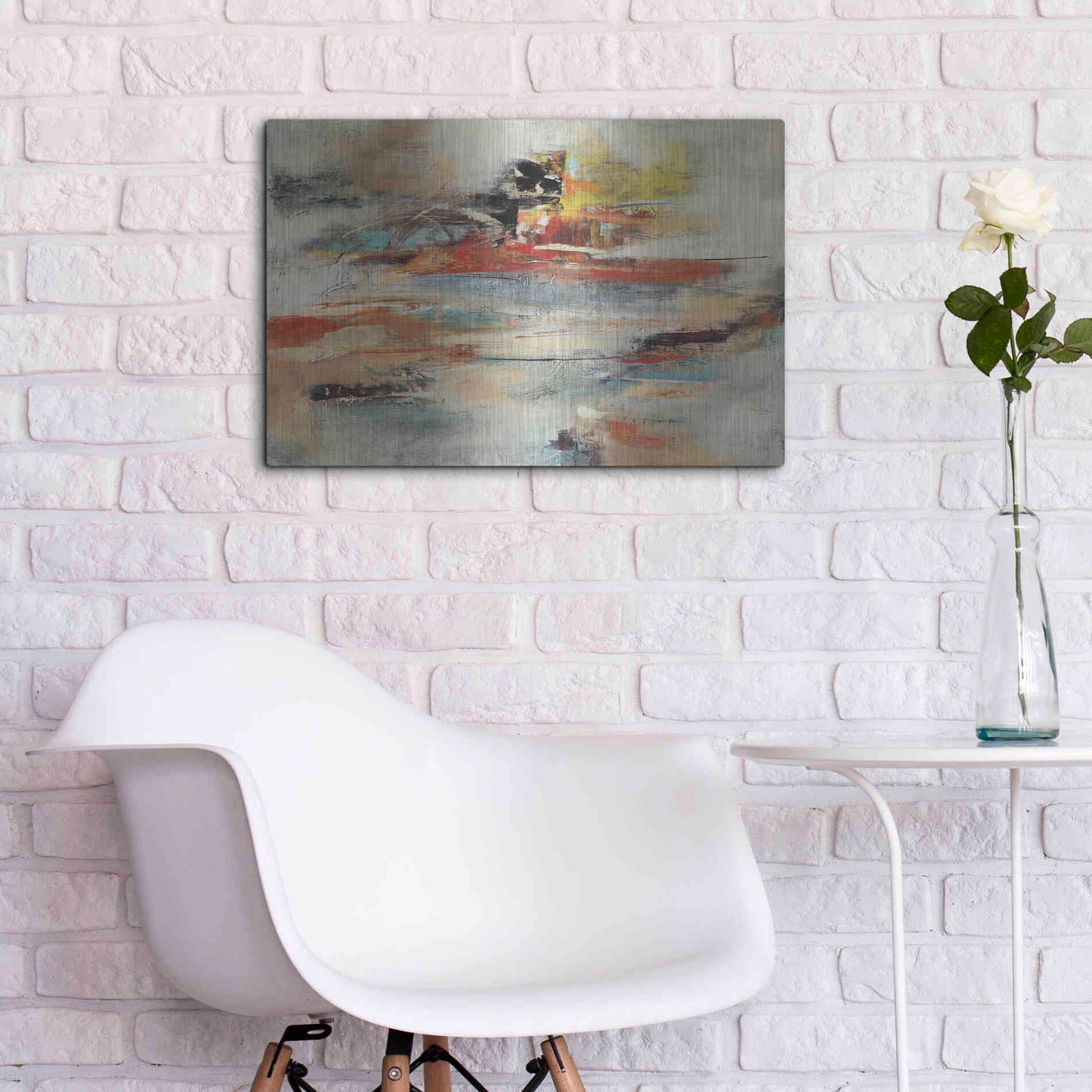 Luxe Metal Art 'Tesiturno I' by Gabriela Villarreal Metal Wall Art,24x16