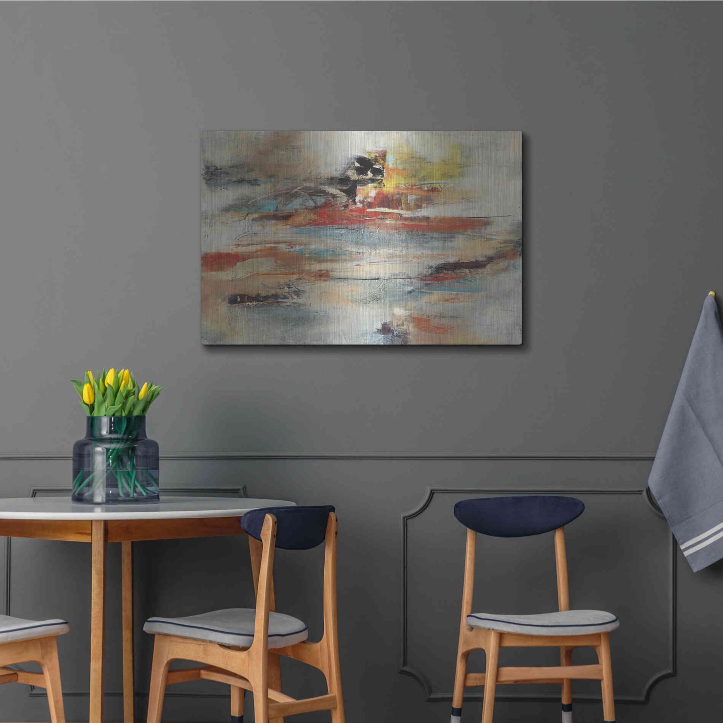 Luxe Metal Art 'Tesiturno I' by Gabriela Villarreal Metal Wall Art,36x24