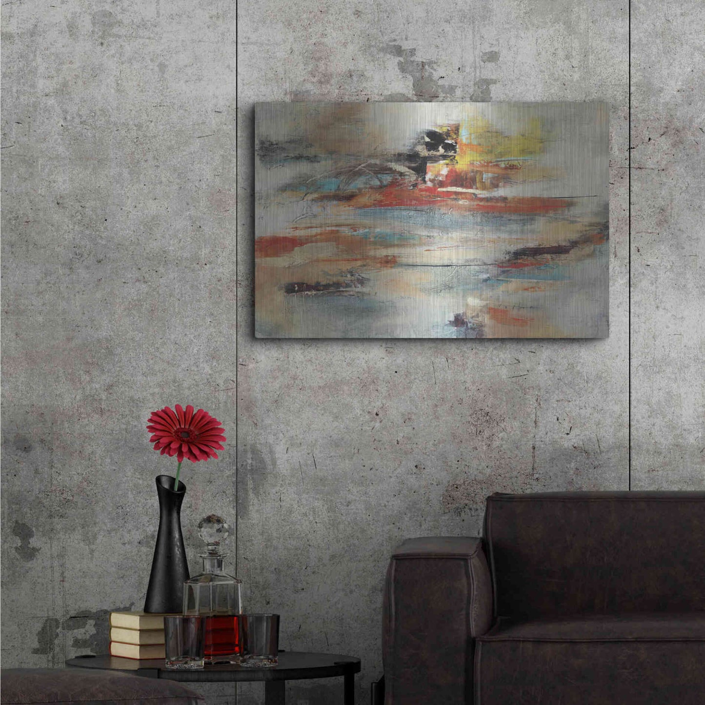 Luxe Metal Art 'Tesiturno I' by Gabriela Villarreal Metal Wall Art,36x24