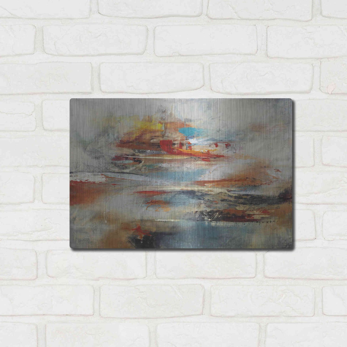 Luxe Metal Art 'Tesiturno II' by Gabriela Villarreal Metal Wall Art,16x12