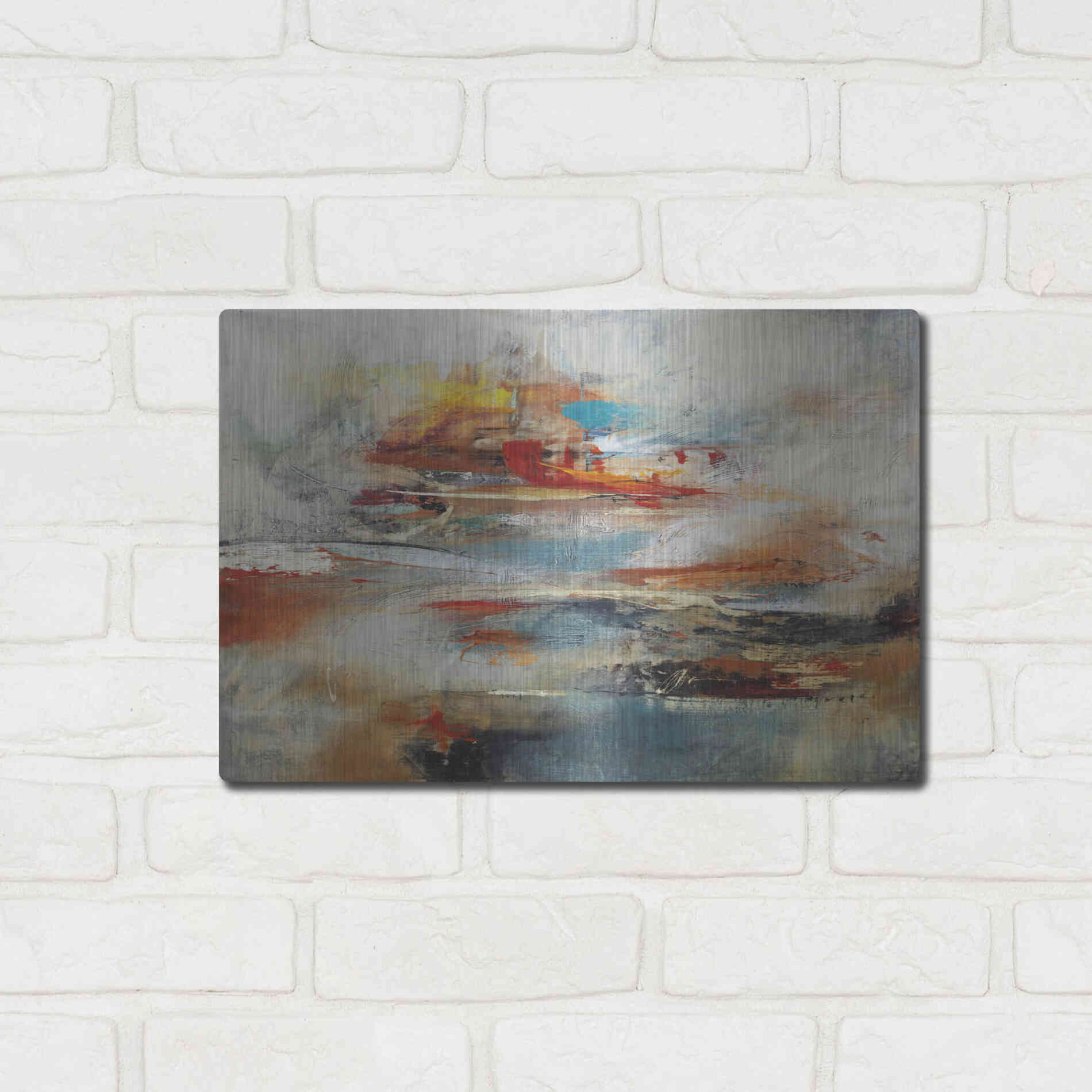 Luxe Metal Art 'Tesiturno II' by Gabriela Villarreal Metal Wall Art,16x12