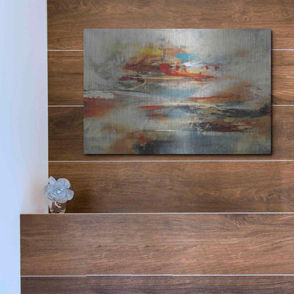 Luxe Metal Art 'Tesiturno II' by Gabriela Villarreal Metal Wall Art,16x12