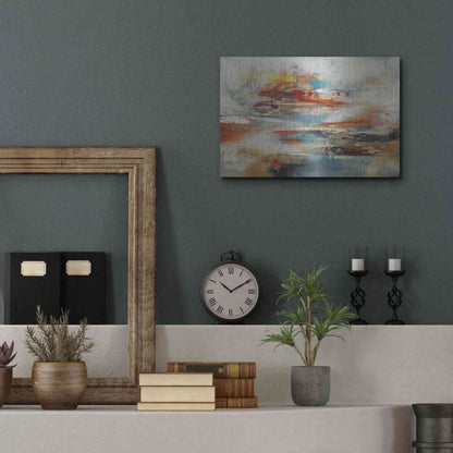 Luxe Metal Art 'Tesiturno II' by Gabriela Villarreal Metal Wall Art,16x12