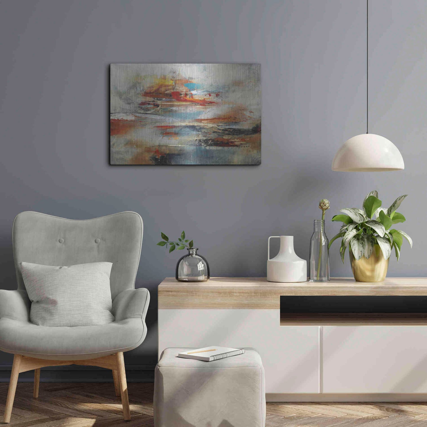 Luxe Metal Art 'Tesiturno II' by Gabriela Villarreal Metal Wall Art,24x16