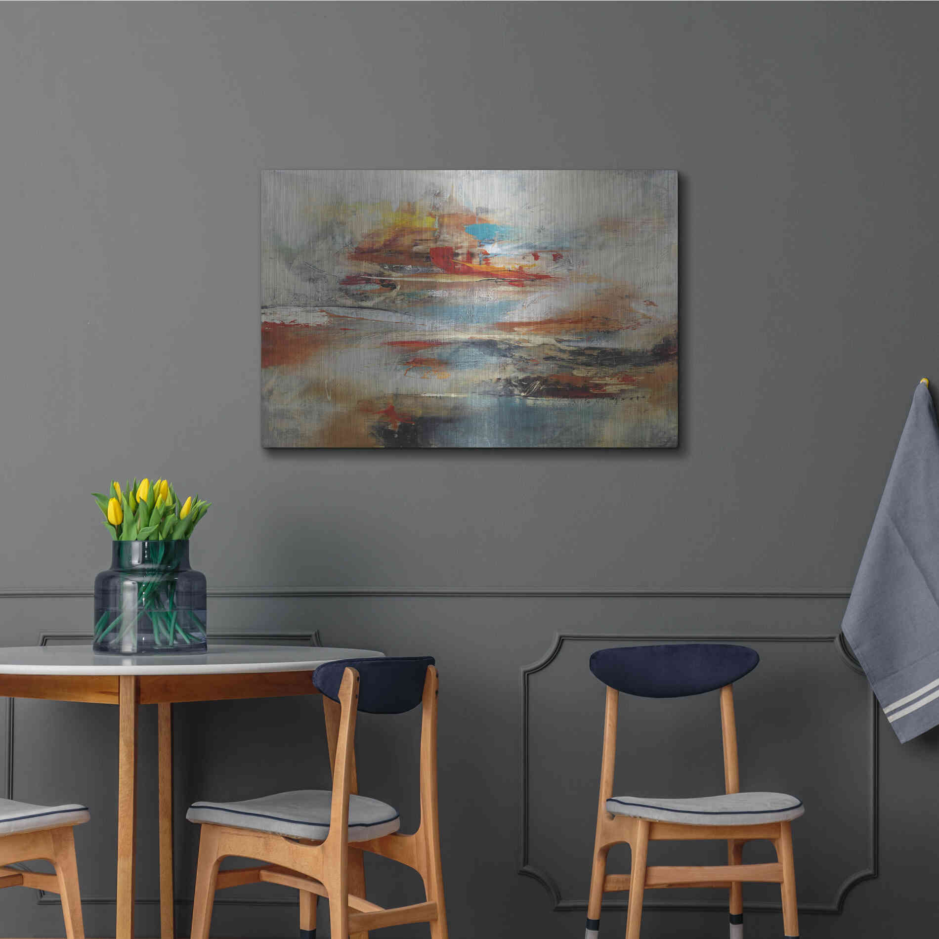 Luxe Metal Art 'Tesiturno II' by Gabriela Villarreal Metal Wall Art,36x24