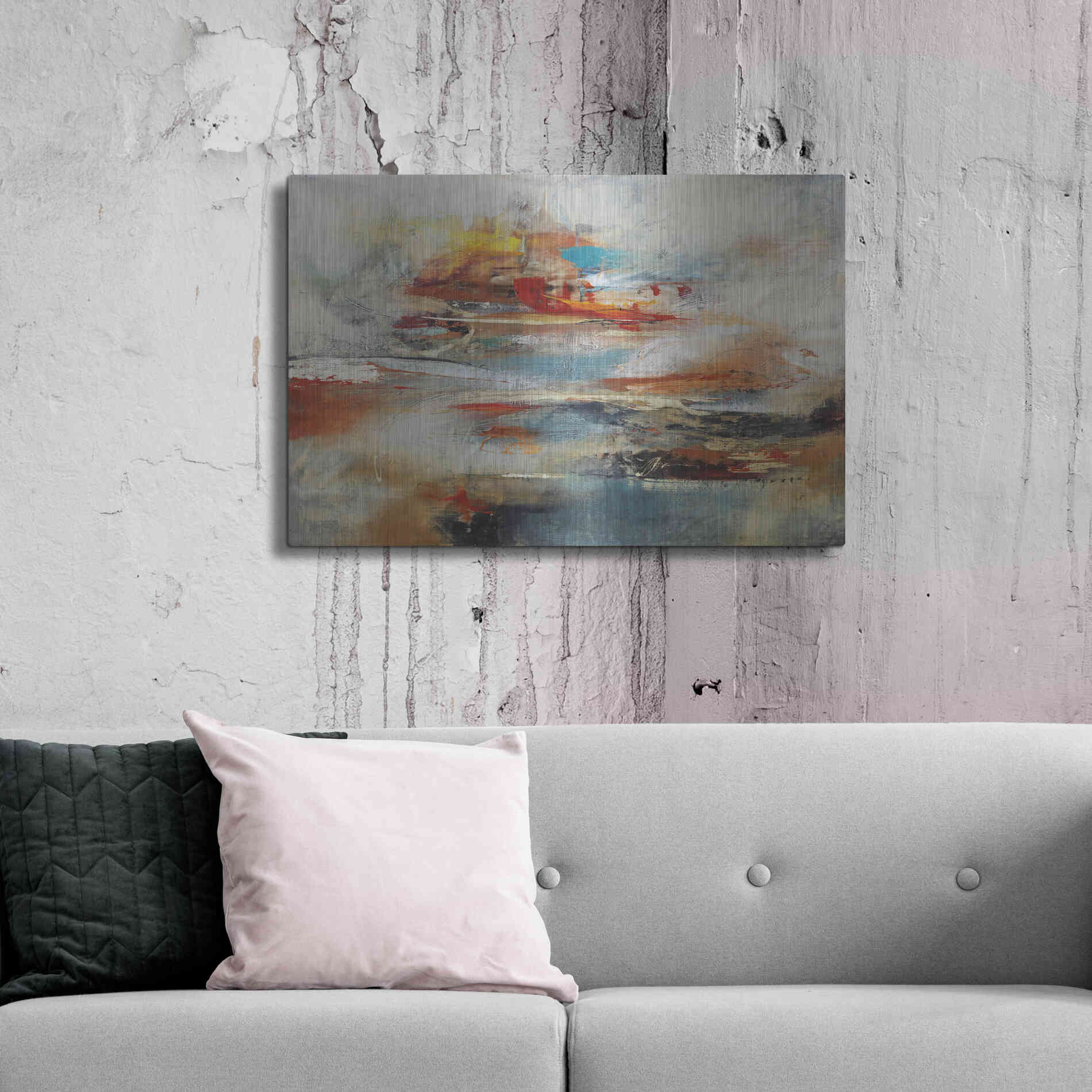 Luxe Metal Art 'Tesiturno II' by Gabriela Villarreal Metal Wall Art,36x24
