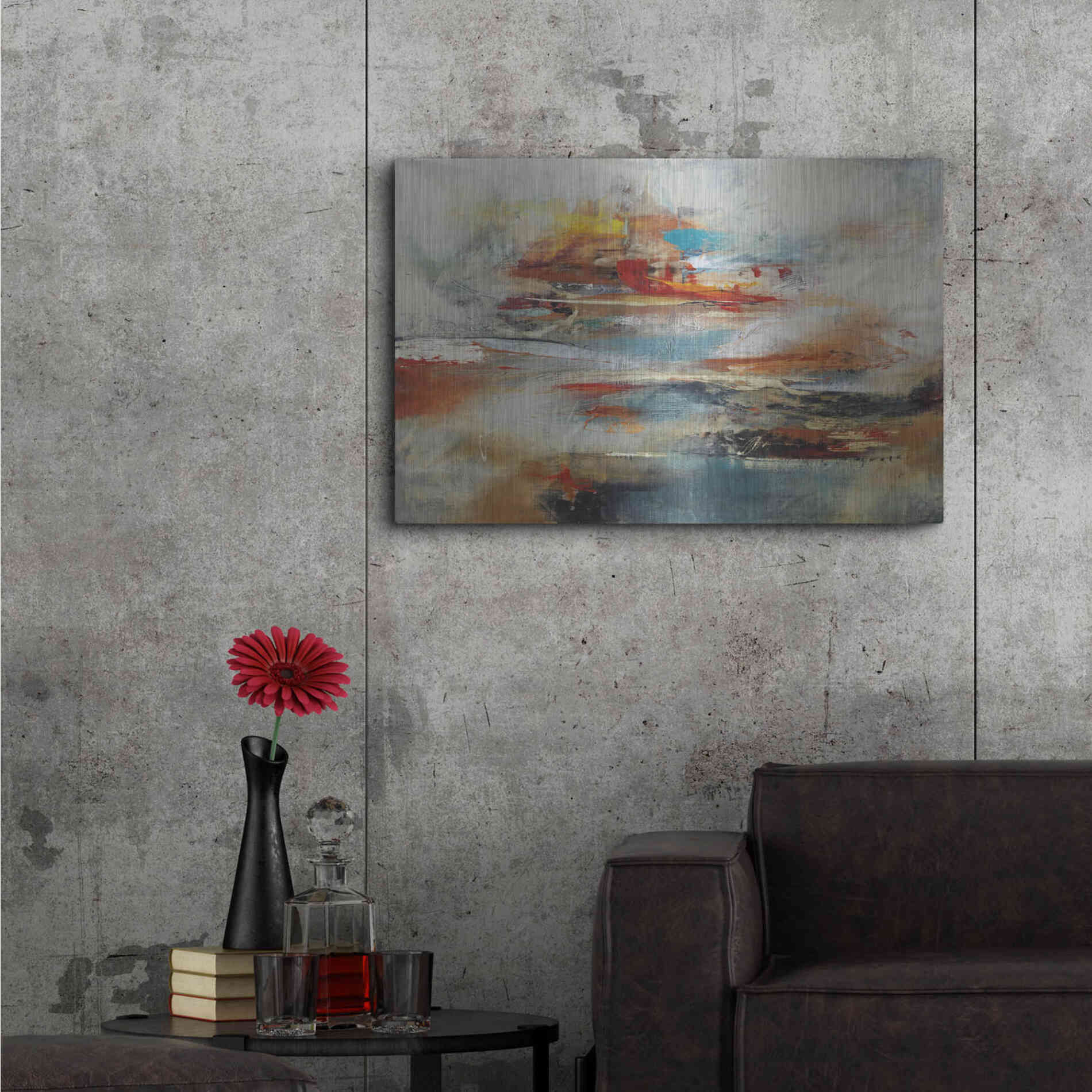 Luxe Metal Art 'Tesiturno II' by Gabriela Villarreal Metal Wall Art,36x24