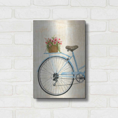 Luxe Metal Art 'Courier Fleur I' by Grace Popp Metal Wall Art,12x16