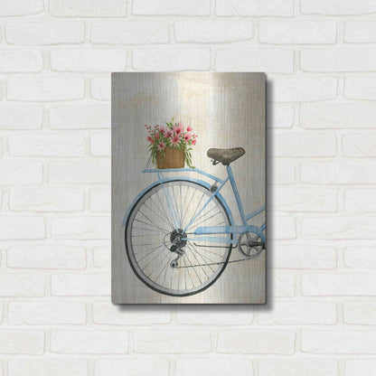 Luxe Metal Art 'Courier Fleur I' by Grace Popp Metal Wall Art,16x24