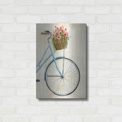 Luxe Metal Art 'Courier Fleur II' by Grace Popp Metal Wall Art,16x24