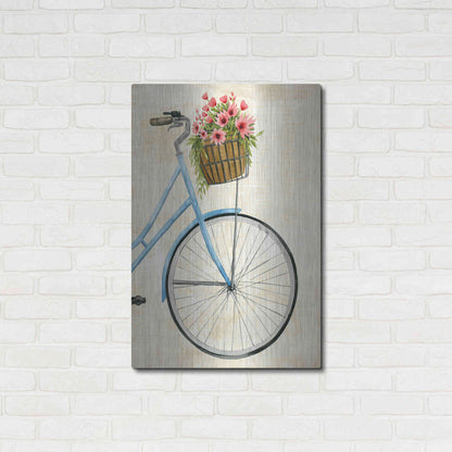 Luxe Metal Art 'Courier Fleur II' by Grace Popp Metal Wall Art,24x36