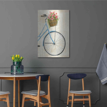 Luxe Metal Art 'Courier Fleur II' by Grace Popp Metal Wall Art,24x36