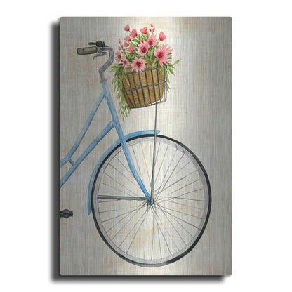 Luxe Metal Art 'Courier Fleur II' by Grace Popp Metal Wall Art