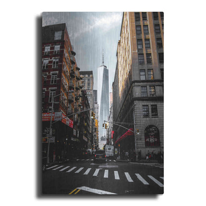 Luxe Metal Art 'Lower Manhattan' by Nicklas Gustafsson, Metal Wall Art