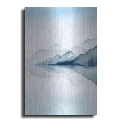 Luxe Metal Art 'Glacial II' by Grace Popp Metal Wall Art