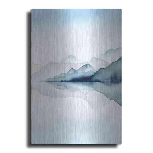 Luxe Metal Art 'Glacial II' by Grace Popp Metal Wall Art
