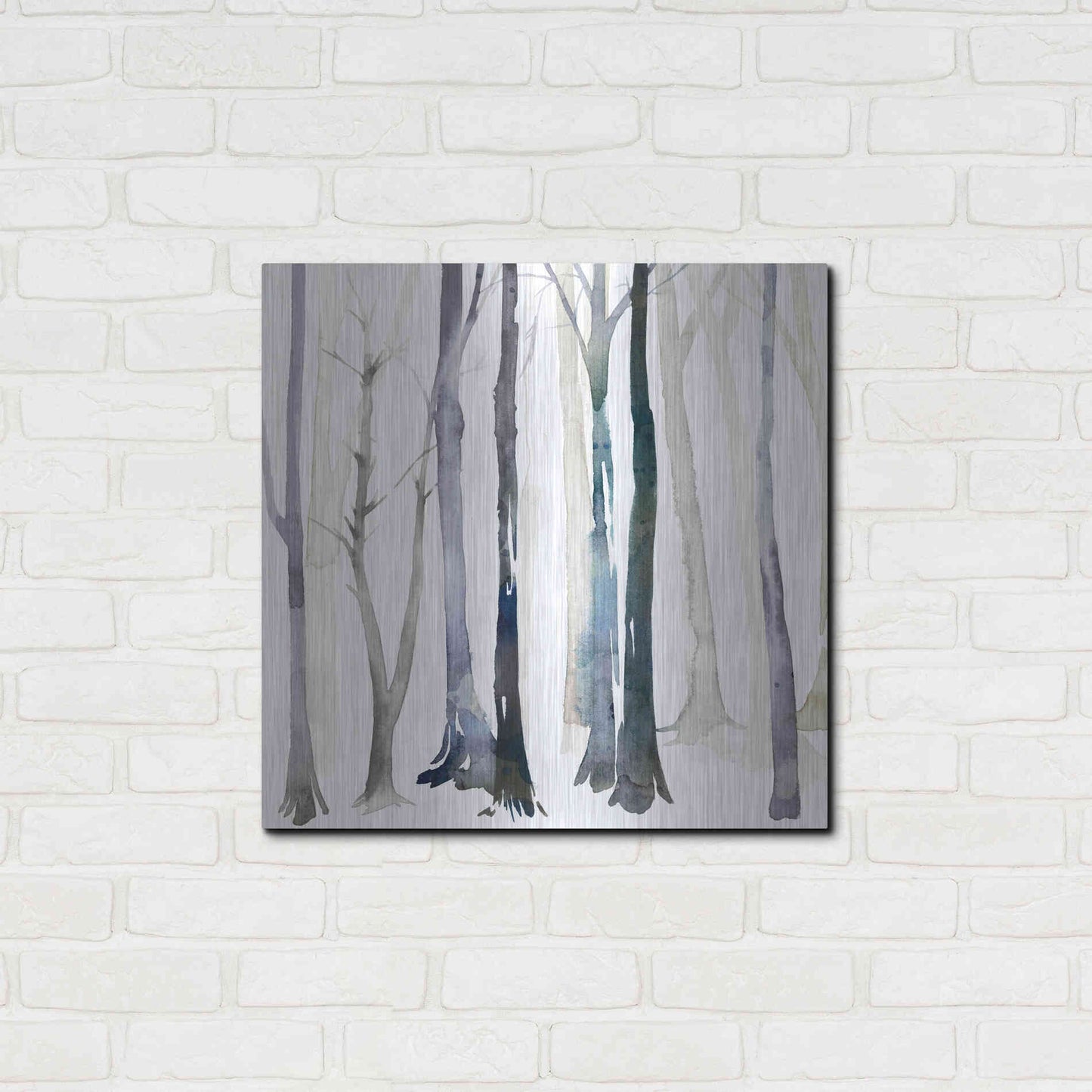 Luxe Metal Art 'In the Forest II' by Grace Popp Metal Wall Art,24x24