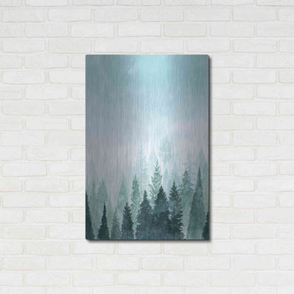Luxe Metal Art 'Into the Trees I' by Grace Popp Metal Wall Art,24x36