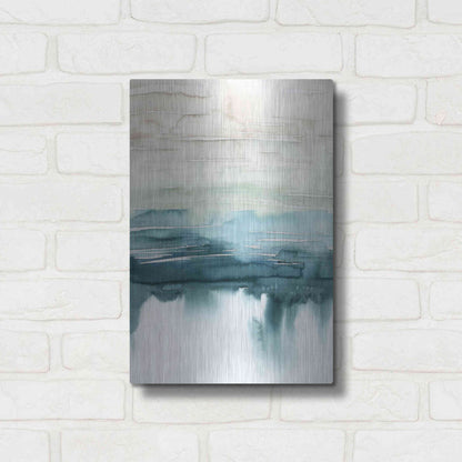 Luxe Metal Art 'Organic Cascade I' by Grace Popp Metal Wall Art,12x16