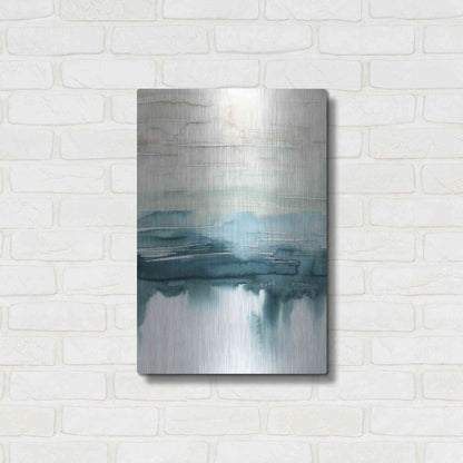 Luxe Metal Art 'Organic Cascade I' by Grace Popp Metal Wall Art,16x24