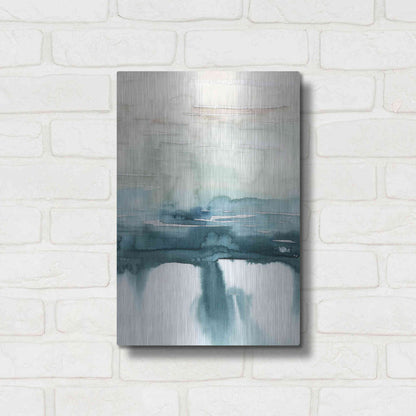 Luxe Metal Art 'Organic Cascade II' by Grace Popp Metal Wall Art,12x16