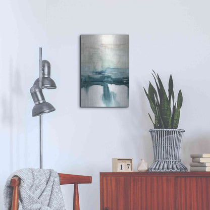 Luxe Metal Art 'Organic Cascade II' by Grace Popp Metal Wall Art,16x24