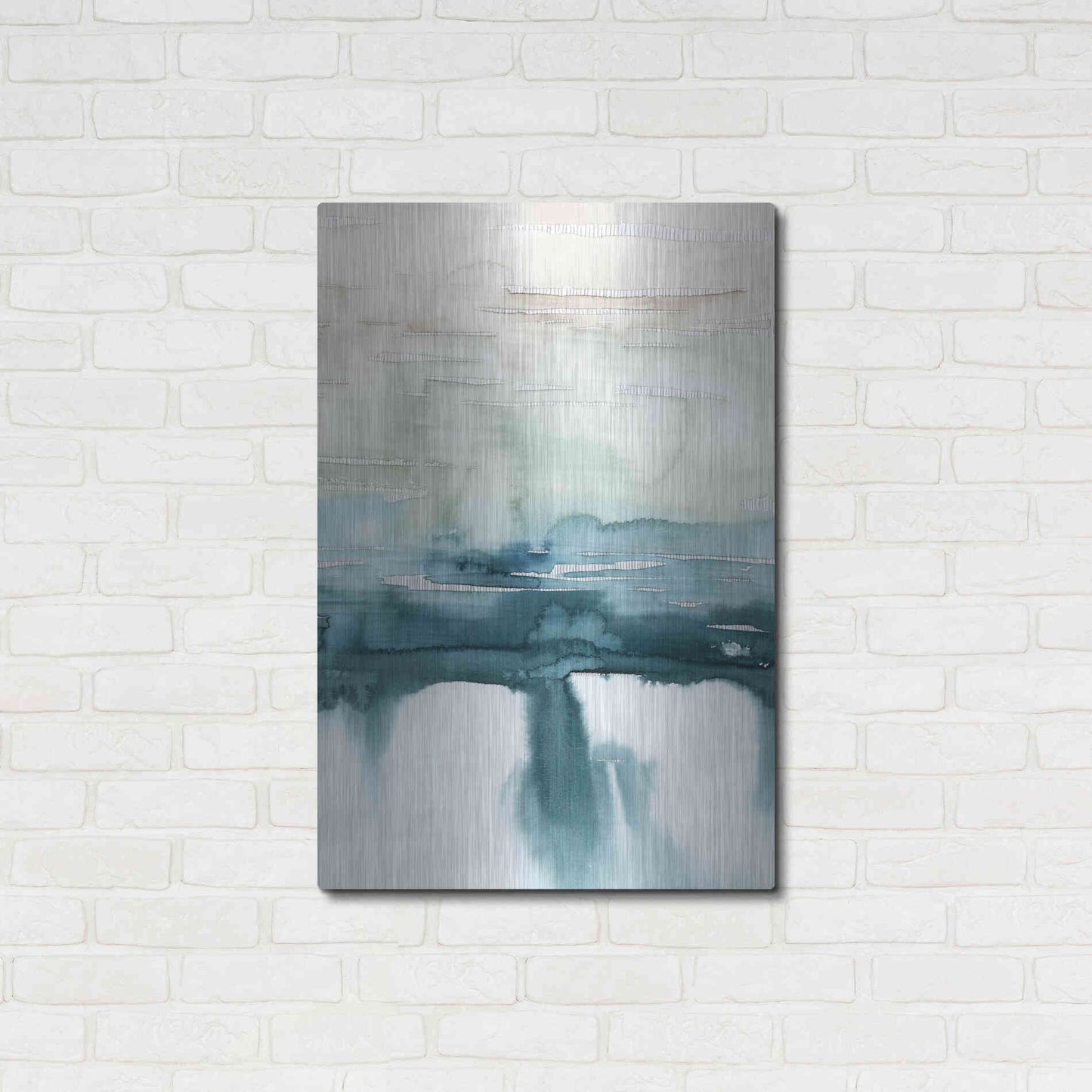 Luxe Metal Art 'Organic Cascade II' by Grace Popp Metal Wall Art,24x36