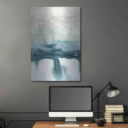 Luxe Metal Art 'Organic Cascade II' by Grace Popp Metal Wall Art,24x36