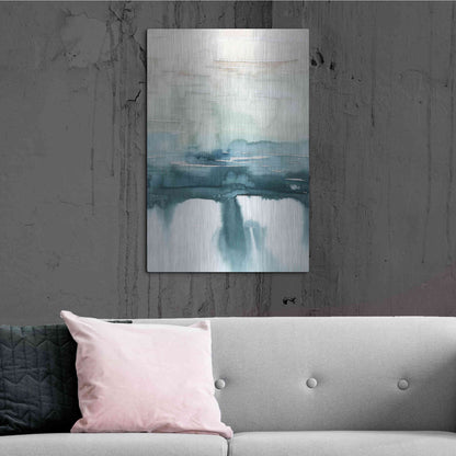 Luxe Metal Art 'Organic Cascade II' by Grace Popp Metal Wall Art,24x36