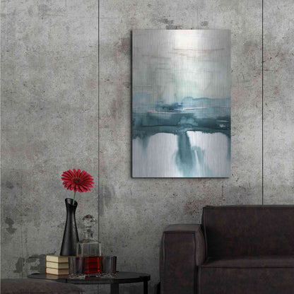 Luxe Metal Art 'Organic Cascade II' by Grace Popp Metal Wall Art,24x36