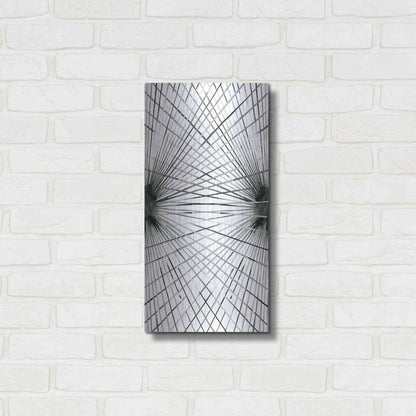 Luxe Metal Art 'Rays IV' by Grace Popp Metal Wall Art,12x24