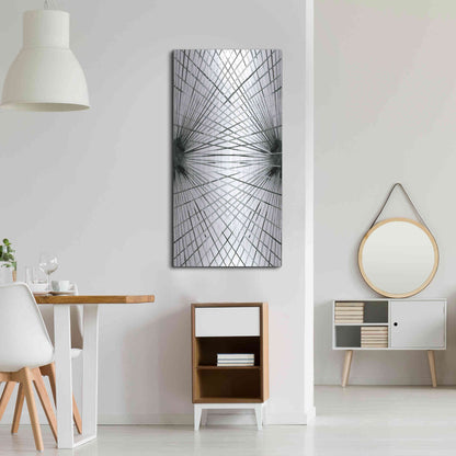 Luxe Metal Art 'Rays IV' by Grace Popp Metal Wall Art,24x48