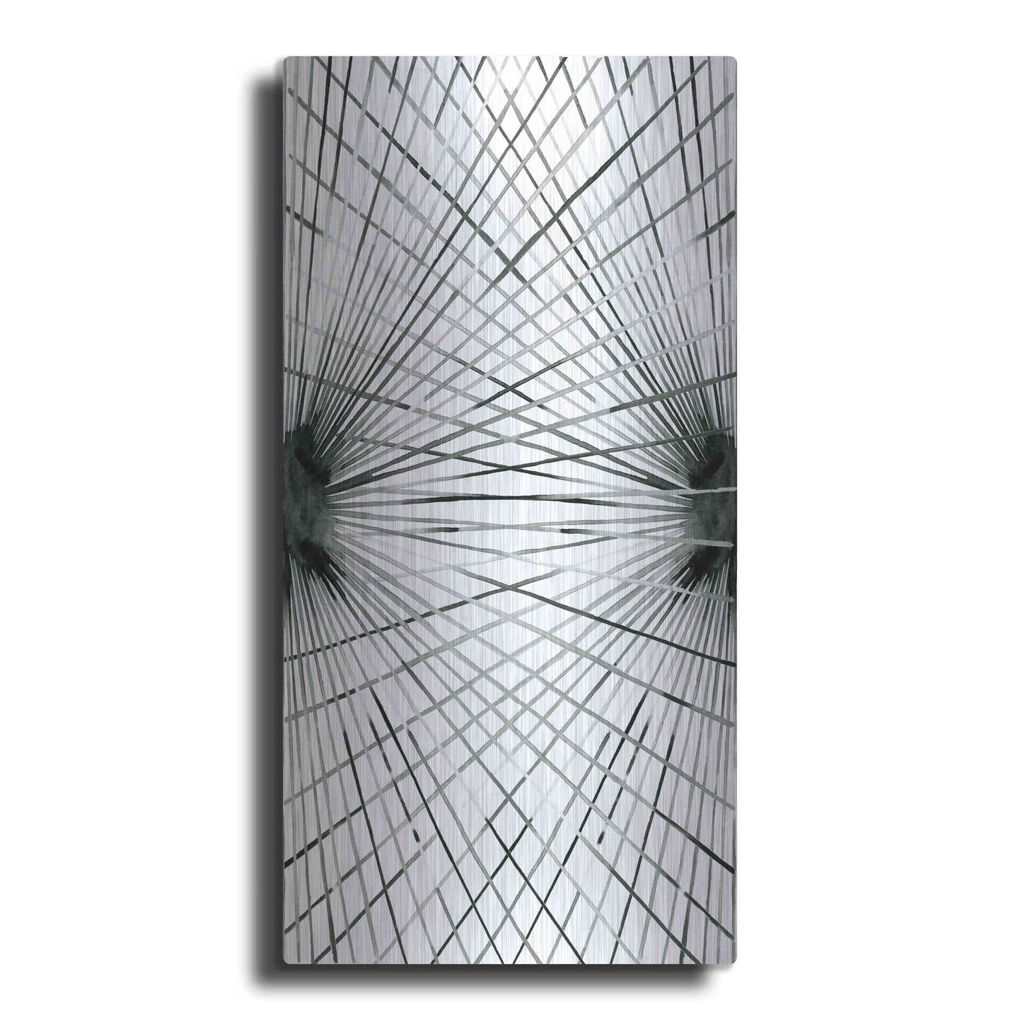 Luxe Metal Art 'Rays IV' by Grace Popp Metal Wall Art