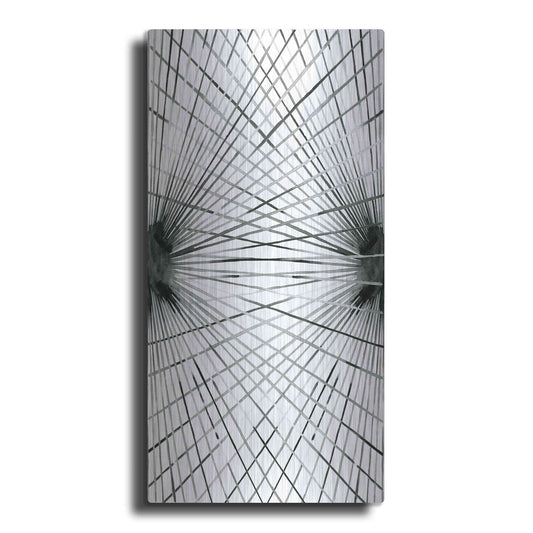 Luxe Metal Art 'Rays IV' by Grace Popp Metal Wall Art