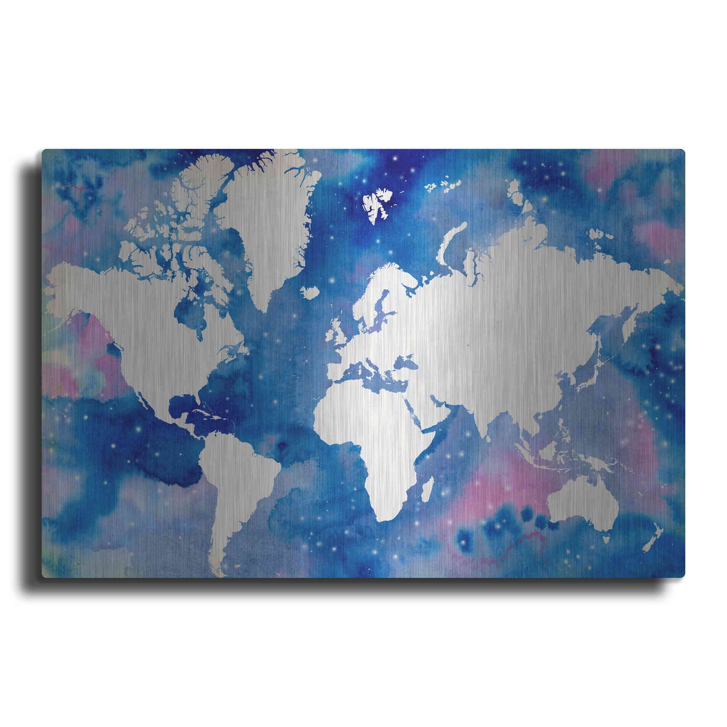 Luxe Metal Art 'Starry World' by Grace Popp Metal Wall Art