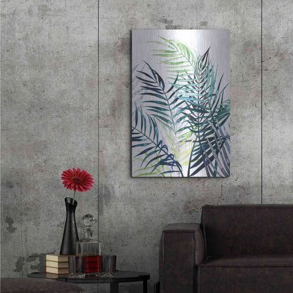 Luxe Metal Art 'Twilight Palms I' by Grace Popp Metal Wall Art,24x36
