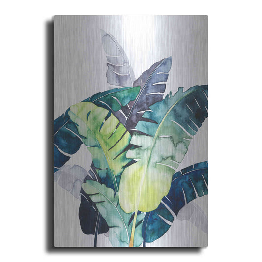 Luxe Metal Art 'Twilight Palms II' by Grace Popp Metal Wall Art