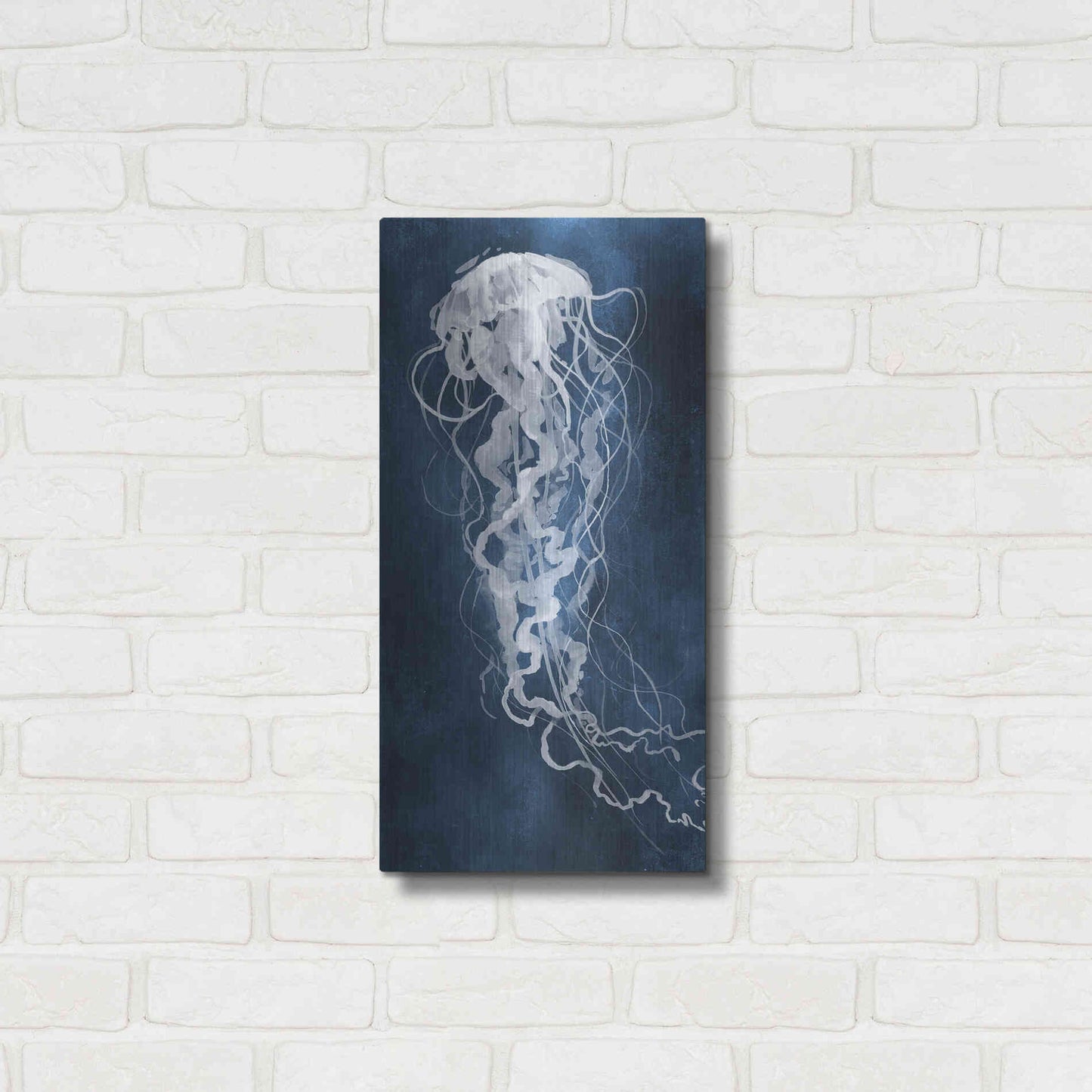 Luxe Metal Art 'Under Sway I' by Grace Popp Metal Wall Art,12x24